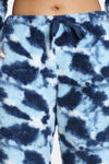Zivame Soft Snuggles Fur Fabric Loungewear Set - Medieval Blue — thumbnail 7